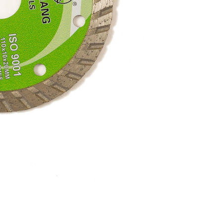 Presse froide 4.3inch “110×1.2/1.8×10×20mm Turbo Diamond Blade For General Purpose, en céramique, de marbre et concret