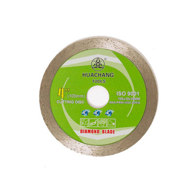 105×1.2×20MM 4 avancent Rim Diamond Blade For Tile Masonry petit à petit continu