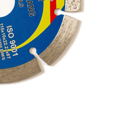 Roue de coupure concrète de haute qualité de 4.5inch 115×10×22.23×8T pour la broyeur Diamond Tile Cutting Blade
