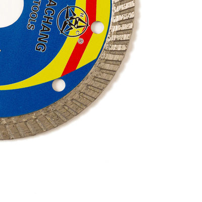 Corps en acier de haute qualité de Diamond Blade 65Mn de porcelaine de la presse chaude 5inch “125×1.2/2.0×10×22.23mm avec la longue vie de coupure