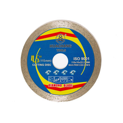 Presse chaude 4.5inch 115×1.2/1.8×10×22.23mm Diamond Tile Saw Blades For d'usage universel, en céramique, de marbre et concret