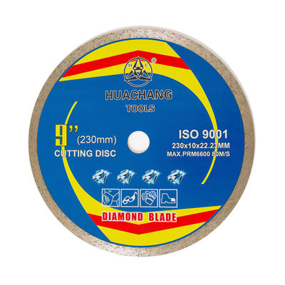 Presse chaude 9inch 230×1.8/2.6×10×22.23mm Diamond Tile Saw Blades For d'usage universel, en céramique, de marbre et concret