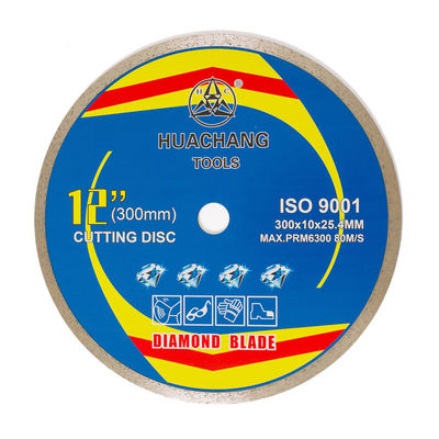 presse chaude Diamond Tile Saw Blades For de 12inch “300×2.0/3.0×10×25.4mm d'usage universel, en céramique, de marbre et concret