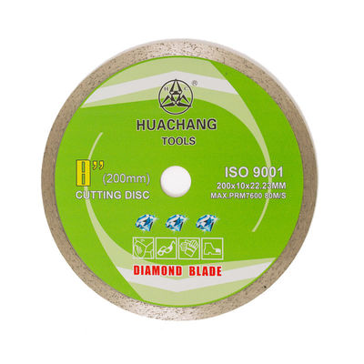 200mmx22.23mm 8 avancent Rim Diamond Blade For Masonry petit à petit continu