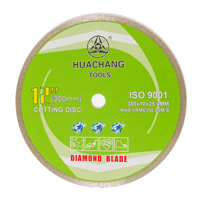 10" 12" coupure continue de tuiles de porcelaine de Rim Diamond Blade 300mm