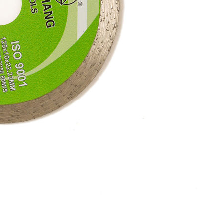 5inch de haute qualité 125×1.2/1.8×10×22.23mm Rim Diamond Blade For General Purpose continu, en céramique, de marbre et concret