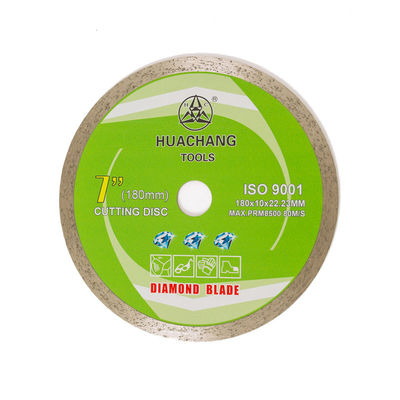 La presse froide 7inch 180×1.6/2.2×10×22.23mm Rim Diamond Blade For Ceramic continu, marbrent avec la longue vie de coupure