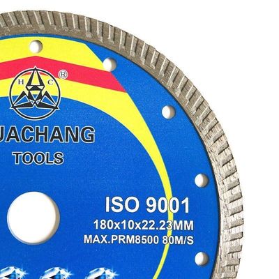 6 disque de coupe de pouce 180mm Diamond Blade High Quality Porcelain pour la broyeur d'angle 22.23mm Boree