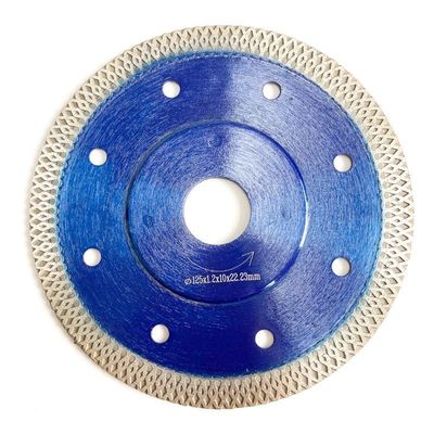 But circulaire bleu chaud de la presse 5inch 125x0.8/1.2x10x22.23mm Diamond Saw Blade For General de HUACHANG, en céramique, brique