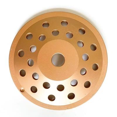 rangée simple soudée par laser Diamond Cup Wheel For Concrete, pierre, matériaux de 5inch 125×10T (30×5×7.2) ×22.23mm de construction durs