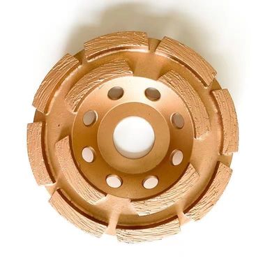 7 po. Double rangée Diamond Cup Grinding Wheel de rangée simple 180mm Huachang Diamond Tools
