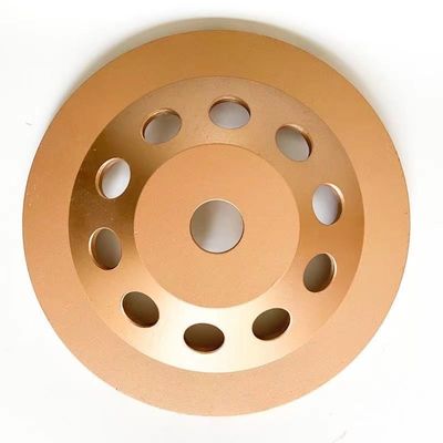 7 po. Double rangée Diamond Cup Grinding Wheel de rangée simple 180mm Huachang Diamond Tools
