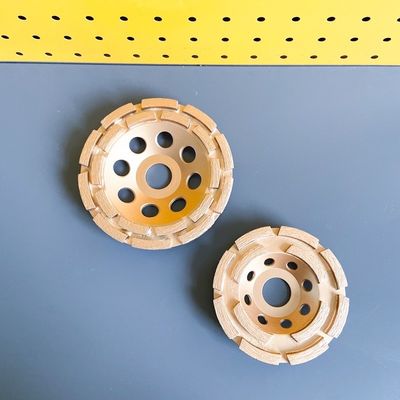 7 po. Double rangée Diamond Cup Grinding Wheel de rangée simple 180mm Huachang Diamond Tools