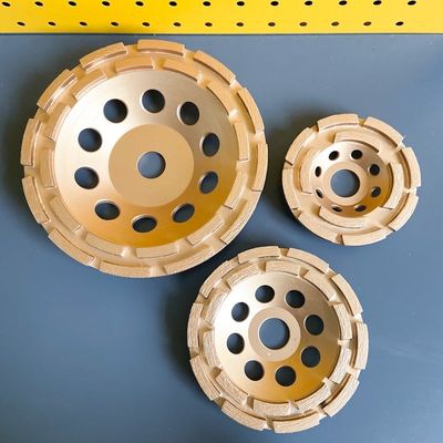 7 po. Double rangée Diamond Cup Grinding Wheel de rangée simple 180mm Huachang Diamond Tools