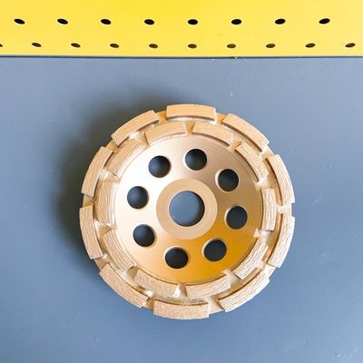230mm roue de tasse de Diamond Cup Wheel Double Row de 9 pouces pour les matériaux de construction durs de pierre