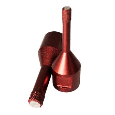 peu de perceuse sec de marbre de céramique en verre de tuile de Ganite de porcelaine de 6×10×60×M14 Diamond Core Drill Bits For avec de haute qualité