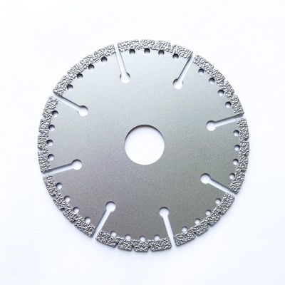 le vide de 4.5inch 115×1.4/2.4×8×9T×22.23 a soudé la qualité de Diamond Grinding Cutting Disc High pour le marbre en plastique en céramique de pierre