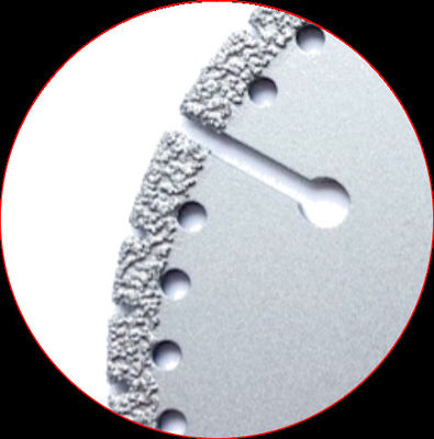 le vide de 4.5inch 115×1.4/2.4×8×9T×22.23 a soudé la qualité de Diamond Grinding Cutting Disc High pour le marbre en plastique en céramique de pierre