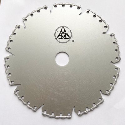 Le vide de haute qualité de 5inch 125×1.4/2.4×8×9T×22.23mm a soudé le marbre en plastique en céramique de pierre de Diamond Grinding Cutting Disc For