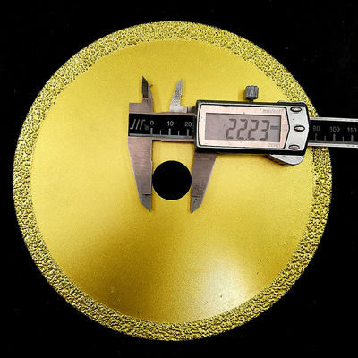 le vide de 150×1.6/2.4×8×22.23mm a soudé l'urgence du feu d'acier inoxydable en métal de marbre de fonte de Diamond Saw Blade For Cutting