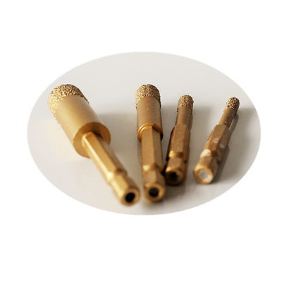 peu de perceuse sec de marbre de porcelaine de tuile de 10*65*10mm Diamond Core Drill Bits For Ganite avec la longue durée de haute qualité