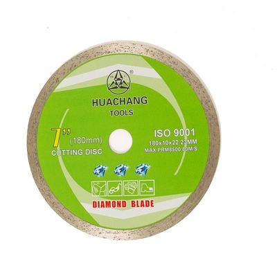 7&quot; 180mm Rim Diamond Blade For Ceramic continu 22.23mm Diamond Cutting Blade continu