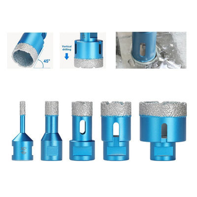 Diamond Core Bits 37×10×60×M10 pour le marbre de céramique en verre de tuile de Ganite de porcelaine avec de haute qualité