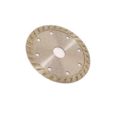 Presse froide 4inch de haute qualité 105*1.8/1.2*10*8*20mm Turbo Diamond Blade For General Purpose, en céramique, de marbre