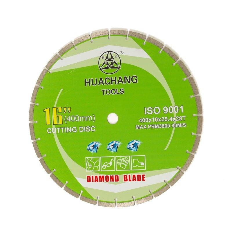 La presse froide de haute qualité 16inch 400×2.6/3.4×10×25.4mm×28T a segmenté Diamond Blade For General Purpose, pierre