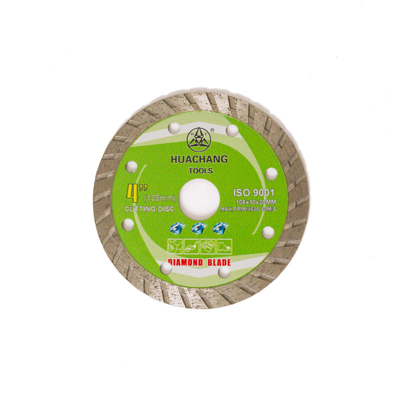 Presse froide 4inch 105*1.8/1.2*10*8*20mm Turbo Diamond Blade For General Purpose, en céramique, de marbre et concret