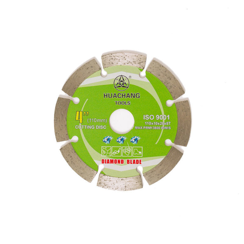 Presse froide 4.3inch 110×1.2/1.8×10×20×8T Diamond Blade For General Purpose segmenté de haute qualité avec la longue durée