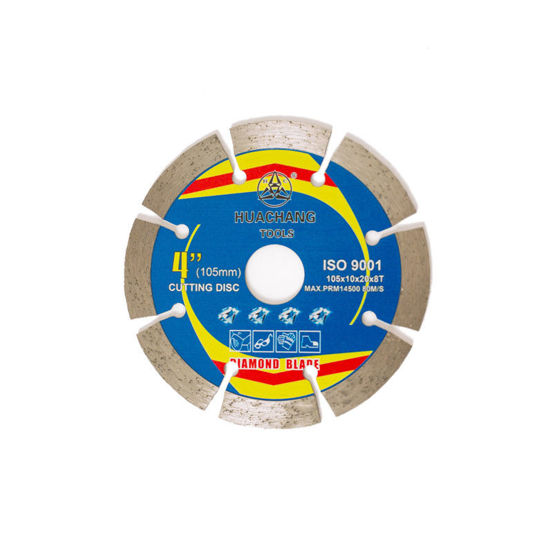 4,5 usage universel de haute qualité, pierre et béton de Diamond Blade Hot Press For de béton de pouce 105×1.2/1.8×10×20×8T