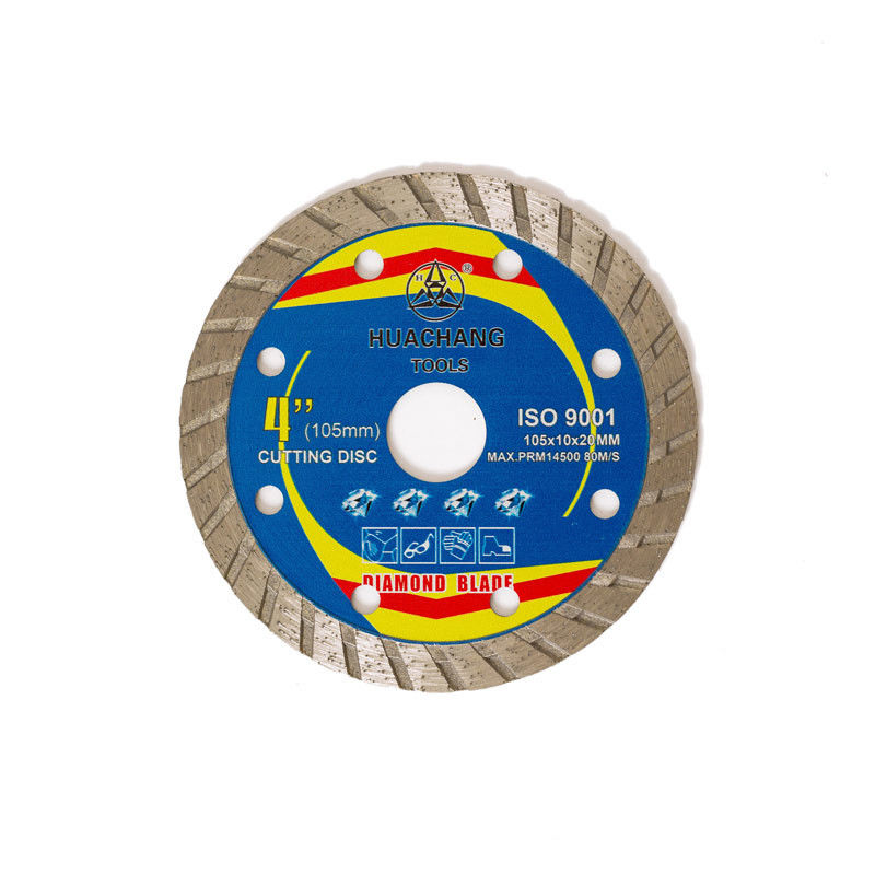Corps en acier de haute qualité chaud de Diamond Blade 65Mn de porcelaine de la presse 4inch 105*1.8/1.2*10*8*20mm avec la longue vie de coupure