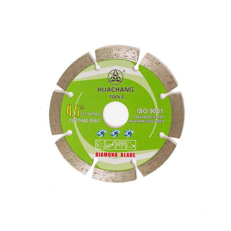 Presse froide 4.5inch “Diamond Blade For General Purpose segmenté par 115×1.2/1.8×10×22.23×8T, pierre avec la longue durée
