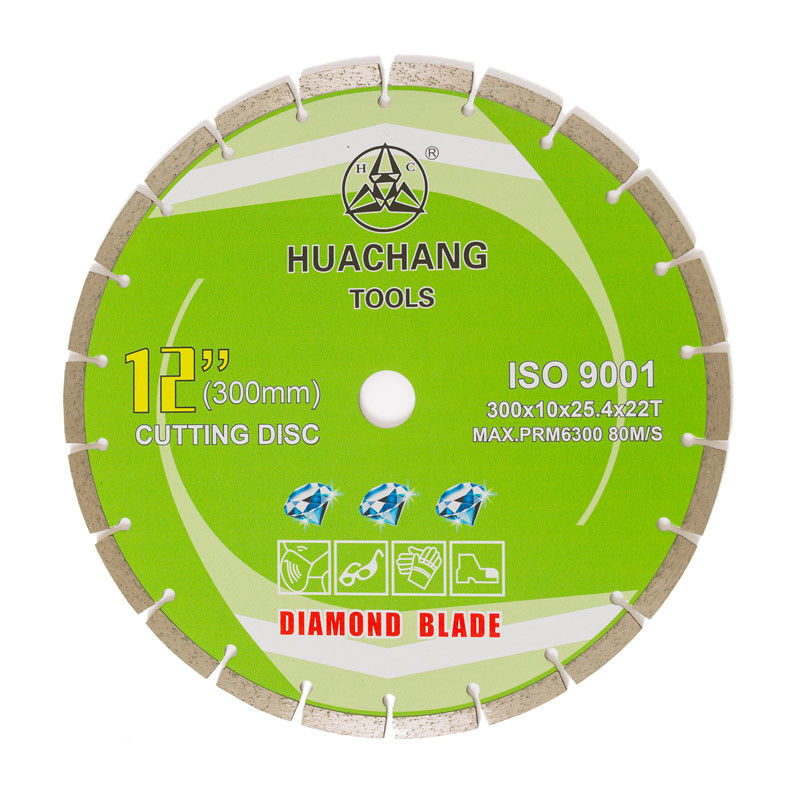 presse froide de haute qualité 12inch “Diamond Blade For General Purpose segmenté par 300×2.0/3.0×10×25.4×22Tmm, pierre