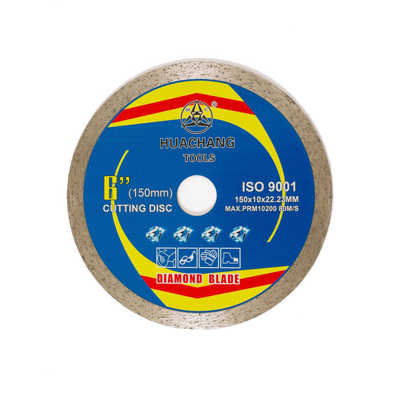 presse chaude Diamond Tile Saw Blades For de 6inch “150×1.4/2.0×10×22.23mm d'usage universel, en céramique, de marbre et concret