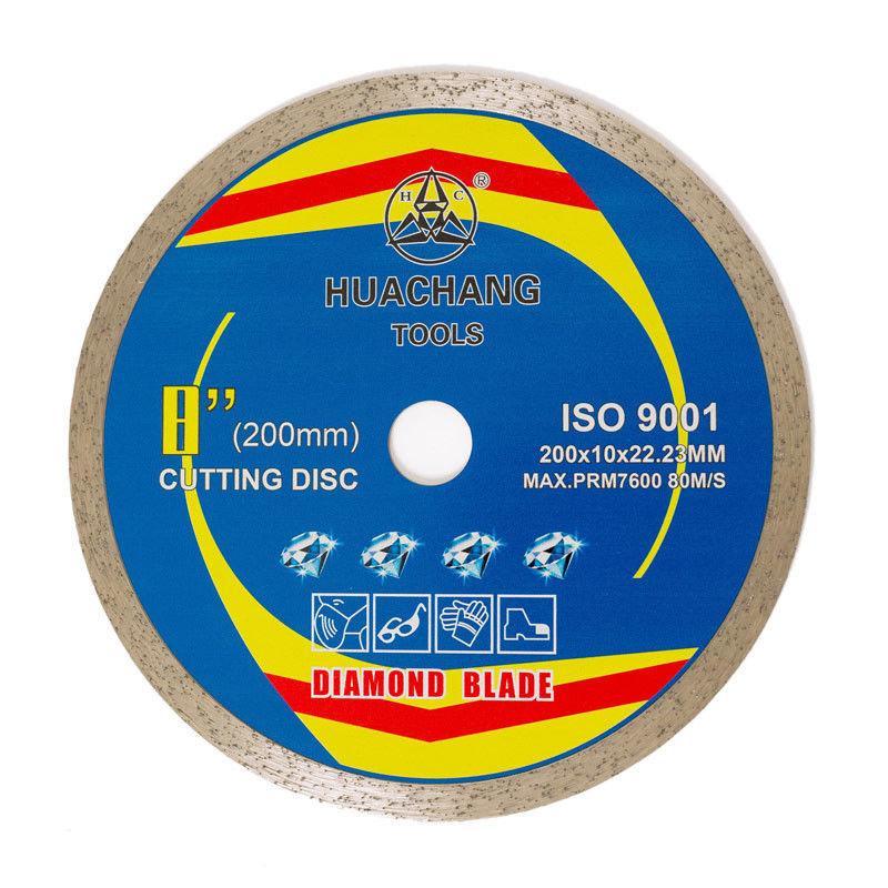 8&quot; trou en verre 22.23mm de Diamond Grinding Wheel 200mm Diamond Tile Saw Blade Wet