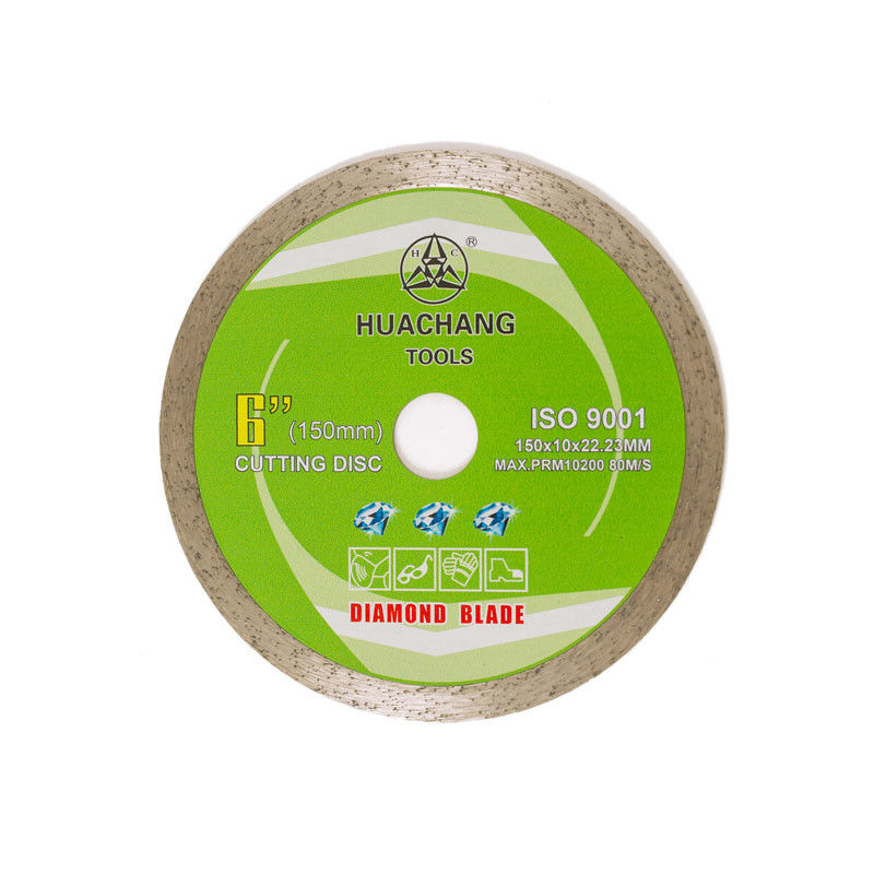 Presse froide 6inch “150×1.4/2.0×10×22.23mm Rim Diamond Blade High Quality For continu d'usage universel, en céramique, de marbre