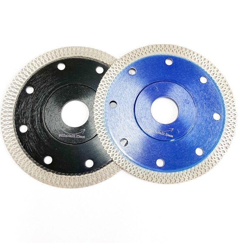 But circulaire bleu chaud de la presse 4.5inch 115x0.8/1.2x10x22.23mm Diamond Saw Blade For General de HUACHANG, en céramique, brique