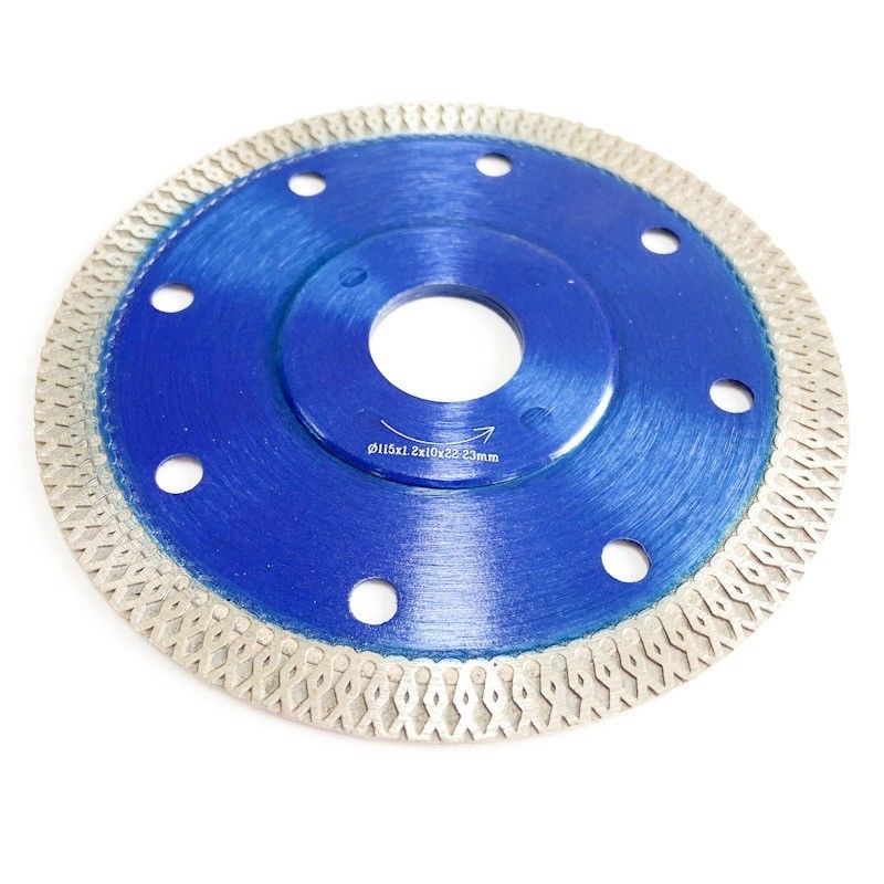 But circulaire bleu chaud de la presse 5inch 125x0.8/1.2x10x22.23mm Diamond Saw Blade For General de HUACHANG, en céramique, brique