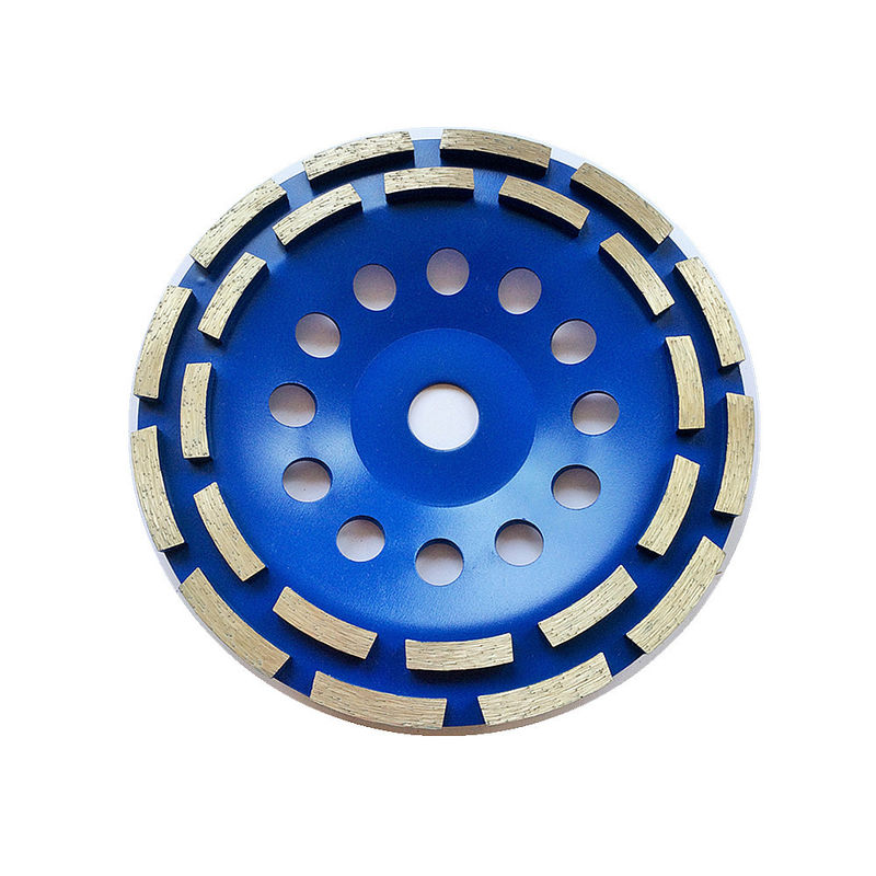 7 po. Double rangée Diamond Cup Grinding Wheel de rangée simple 180mm Huachang Diamond Tools