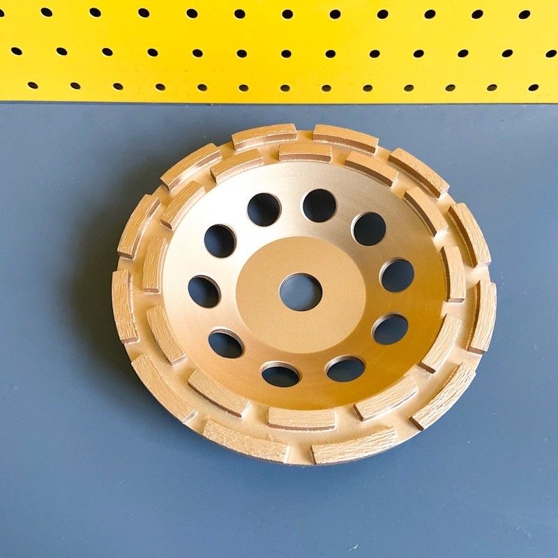 230mm roue de tasse de Diamond Cup Wheel Double Row de 9 pouces pour les matériaux de construction durs de pierre