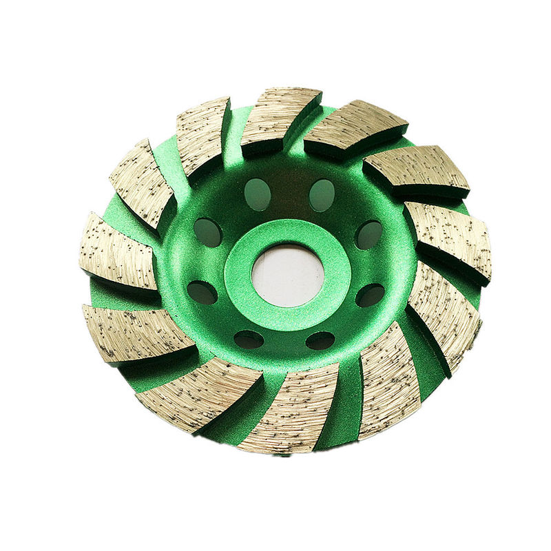 Le laser 4inch de haute qualité a soudé la roue de 105mm Diamond Segmented Turbo Grinding Cup pour concret, pierre, matériau de construction