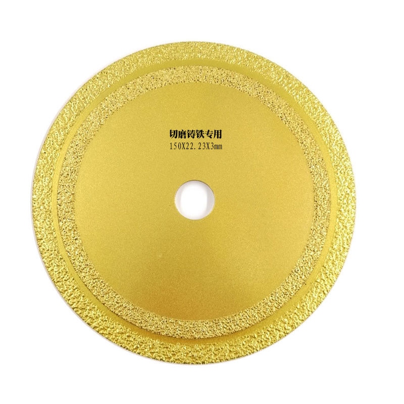 le vide de 150×1.6×10×22.23mm a soudé l'urgence du feu d'acier inoxydable en métal de marbre de fonte de Diamond Saw Blade For Cutting