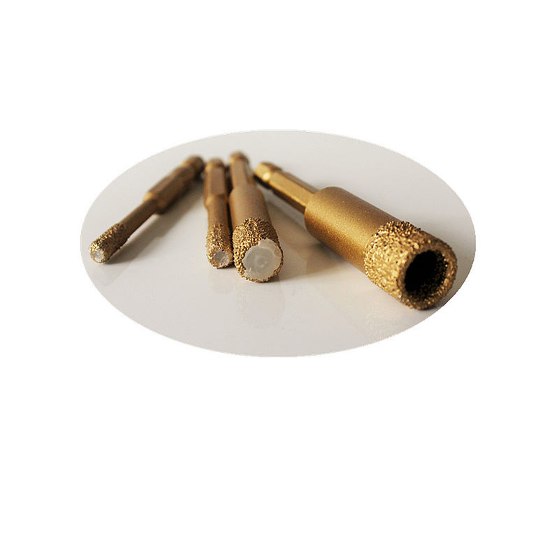 peu de perceuse sec de marbre de porcelaine de tuile de 8*65*10mm Diamond Core Drill Bits For Ganite avec la longue durée de haute qualité