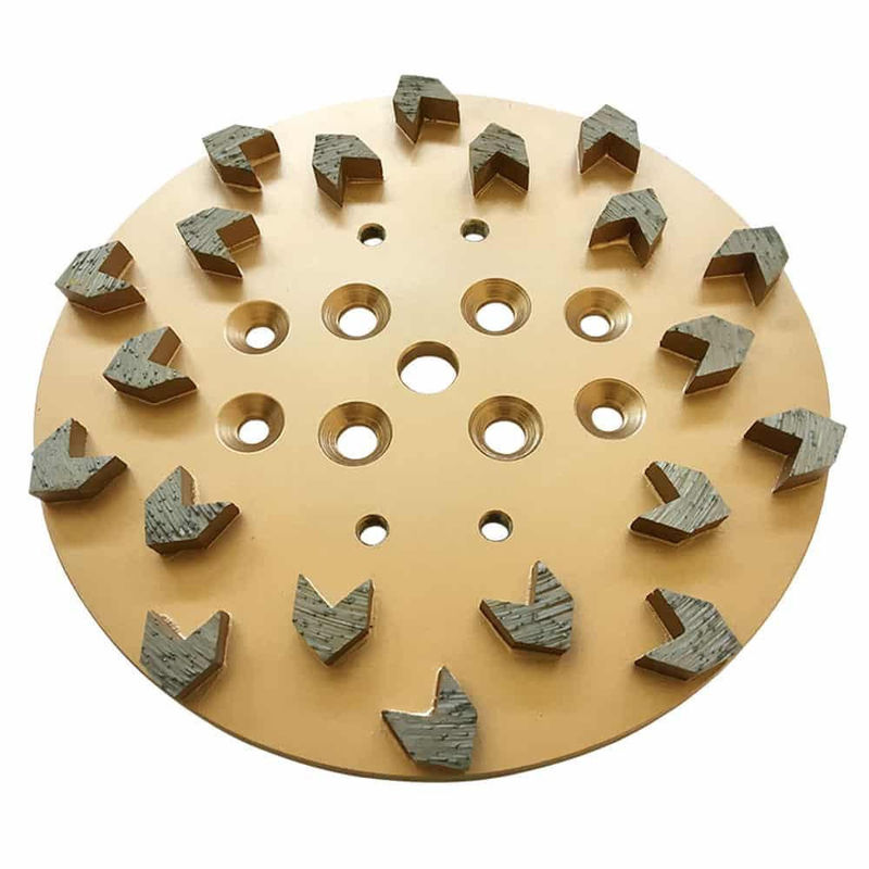 7 dans 180mm Diamond Grinding Cup Wheel For segmenté soudé par laser concret, pierre, matériau de construction