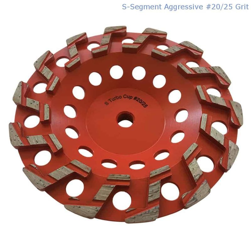 le laser de 150-230mm a soudé Diamond Grinding Cup Wheel For segmenté concret, en pierre, matériau de construction